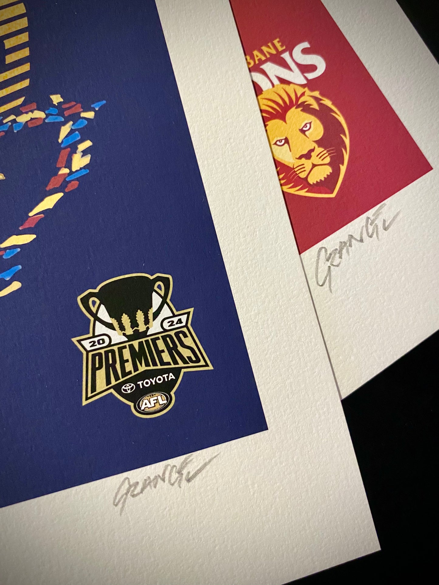 'Brisbane Lions - Norm Smith - Will Ashcroft' Fine Art Print By Grange Wallis (UNFRAMED)