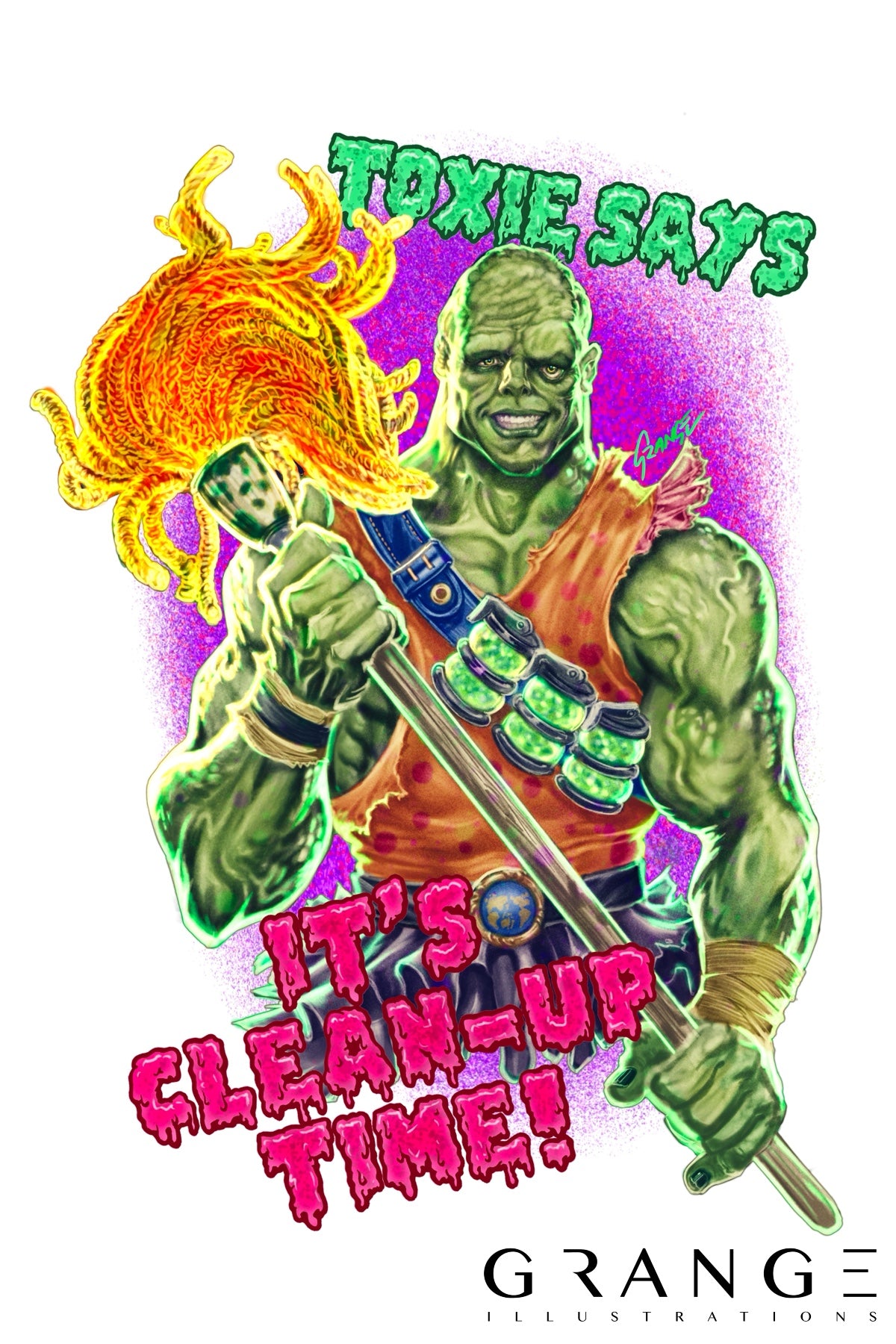Toxie - "It's Clean-Up Time" by Grange Wallis