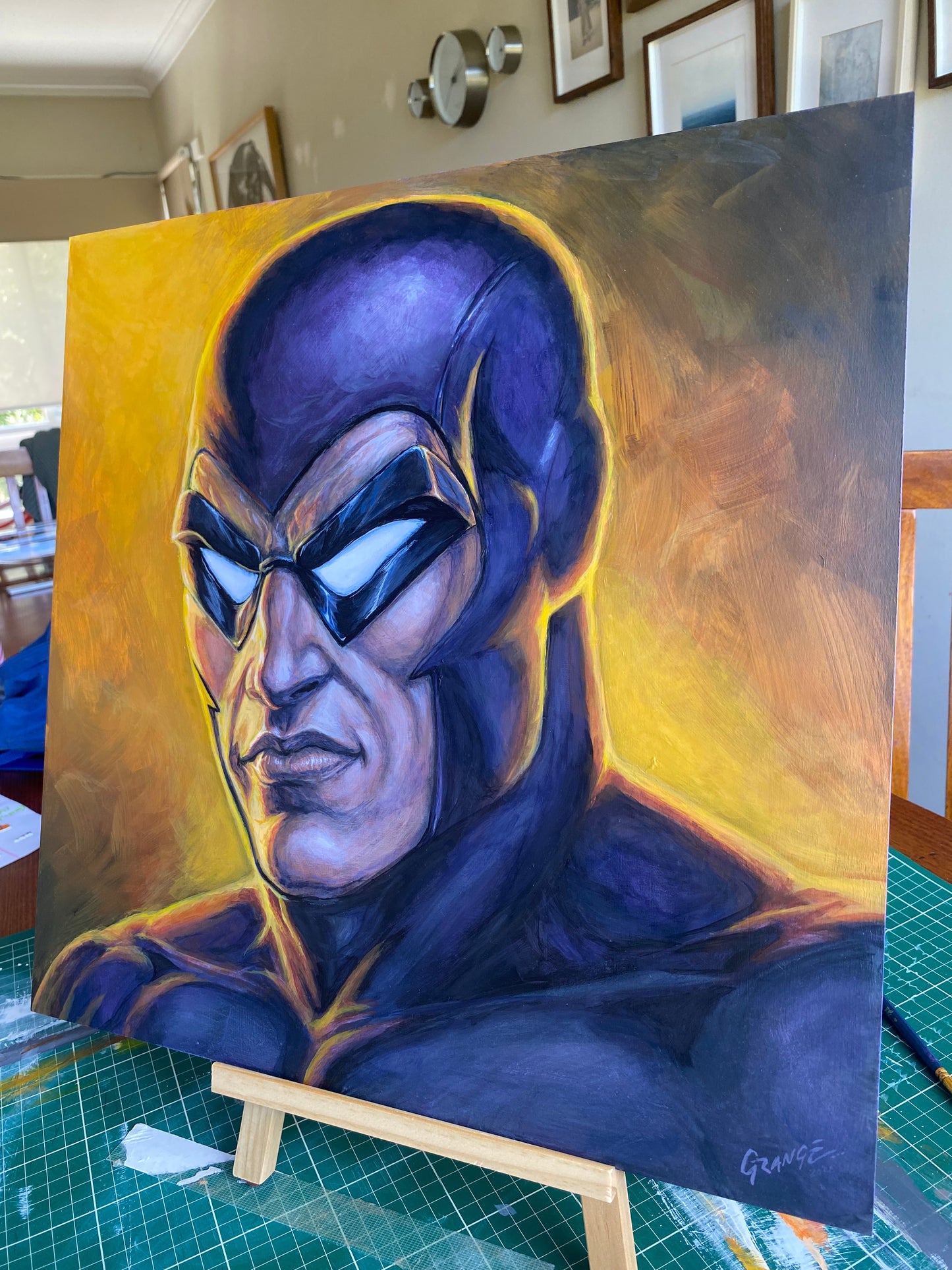 The Phantom - Acrylic Painting on Composit Wood Board