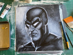The Phantom - Acrylic Painting on Composit Wood Board