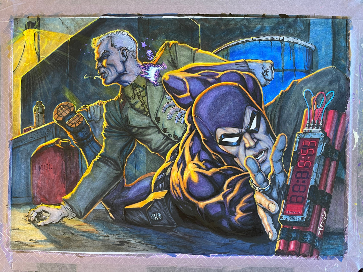 The Phantom - Floating Boarders - Original Artwork