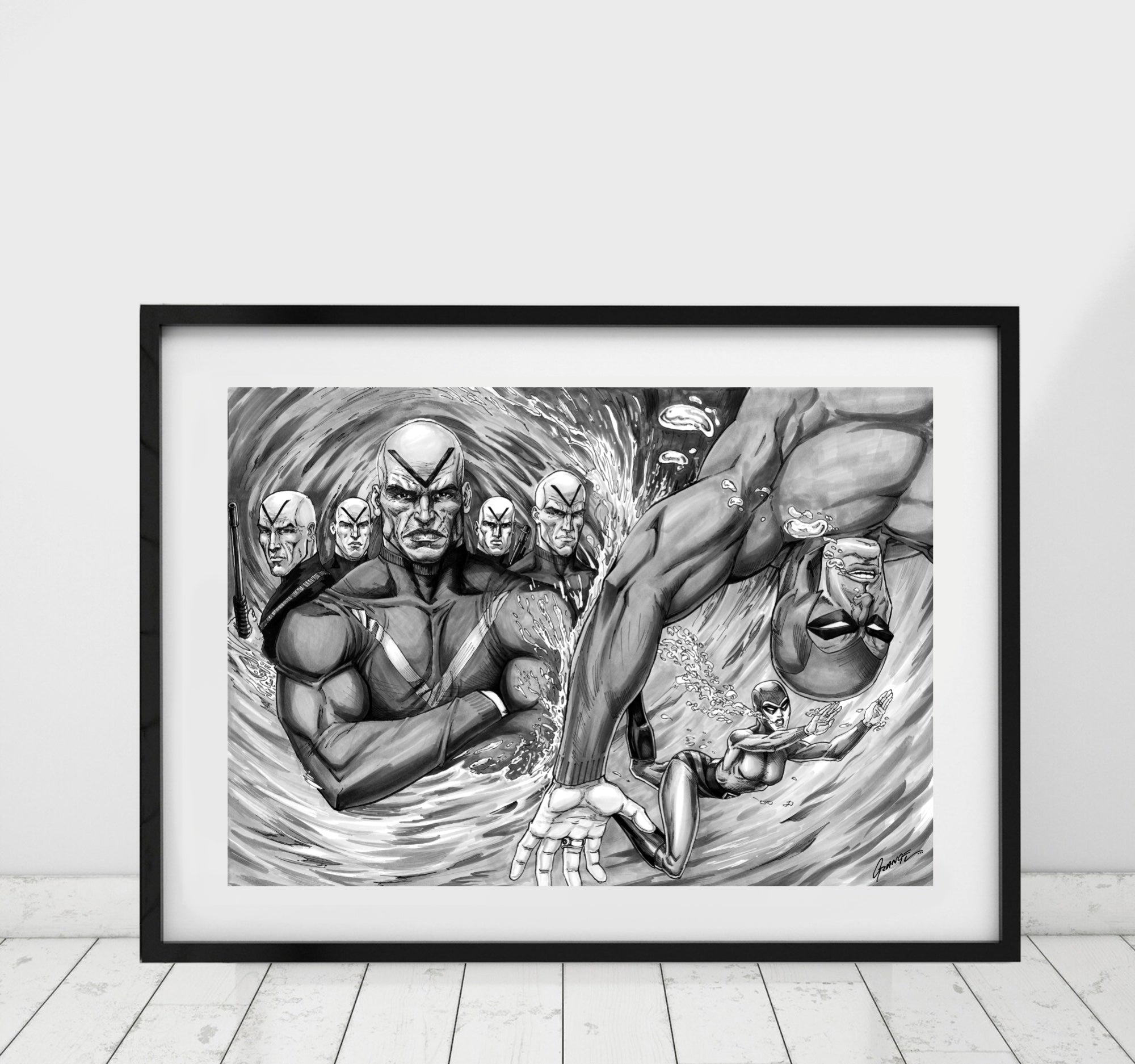 The Phantom -  The Flooded City - Original Art