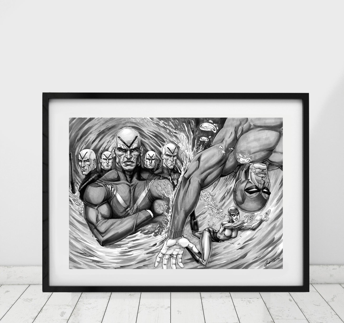 The Phantom - The Flooded City - Original Art