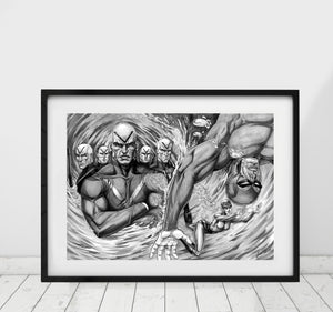 The Phantom -  The Flooded City - Original Art