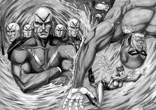 The Phantom - The Flooded City - Original Art