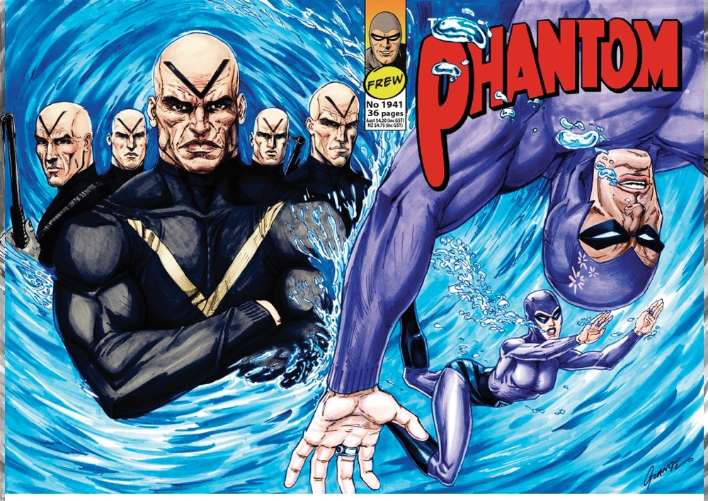 The Phantom -  The Flooded City - Original Art