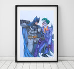 Batman vs The Joker - Original Art