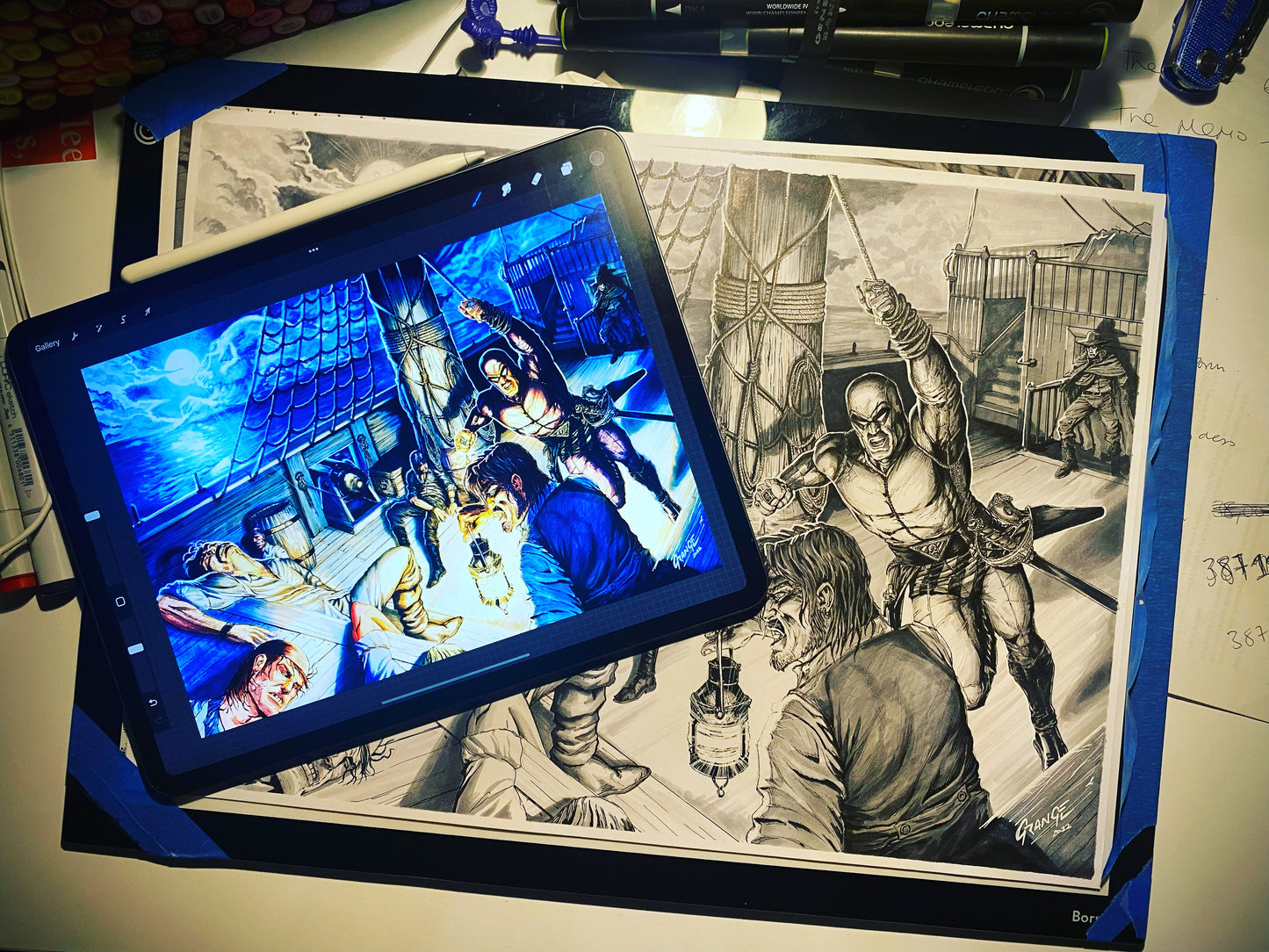 The Phantom - The Kingdom of Pirates - Original Artwork