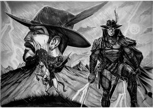 The Phantom - The Man With The Silver Nose Original Artwork