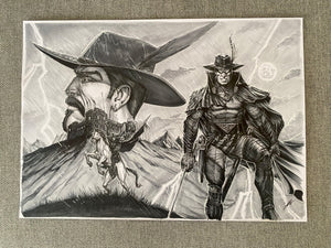 The Phantom - The Man With The Silver Nose Original Artwork