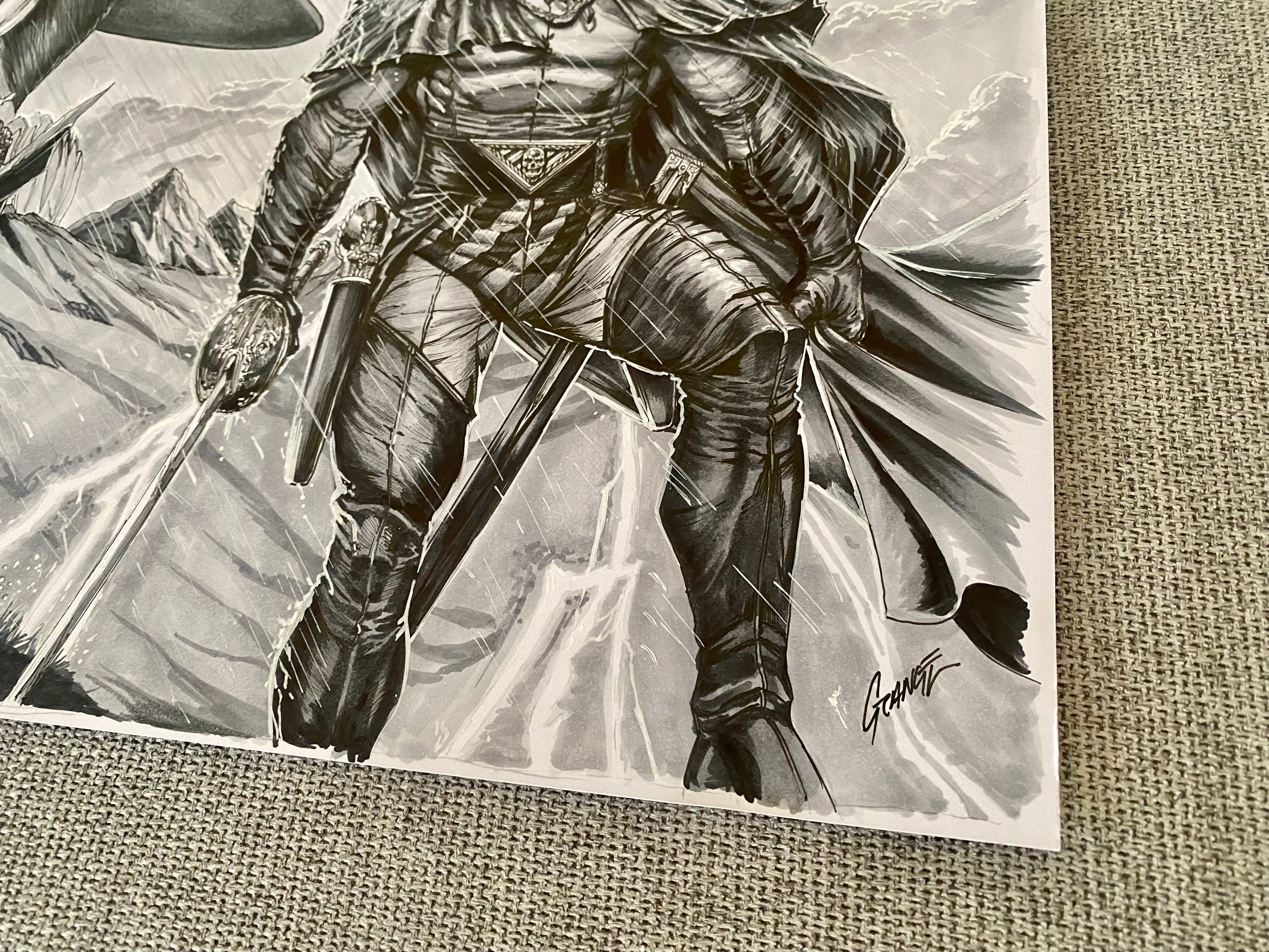 The Phantom - The Man With The Silver Nose Original Artwork